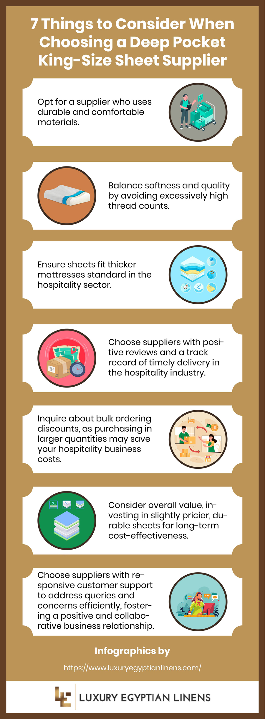 Deep Pocket King-Size Sheet Supplier [Infographic]