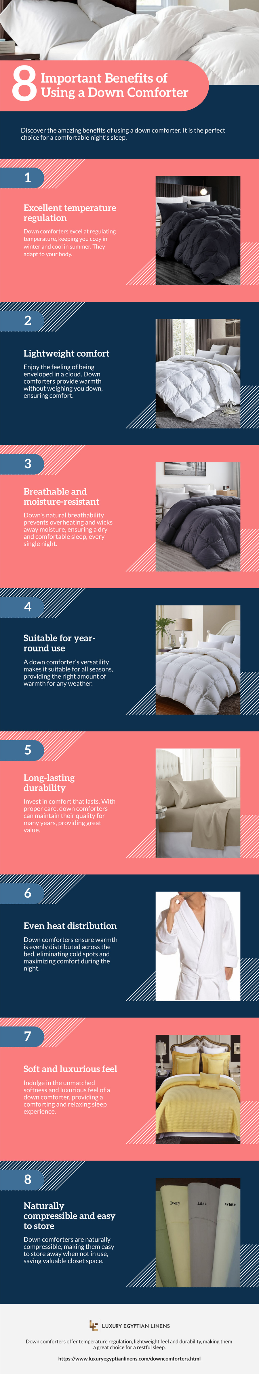 8 Important Benefits of Using a Down Comforter