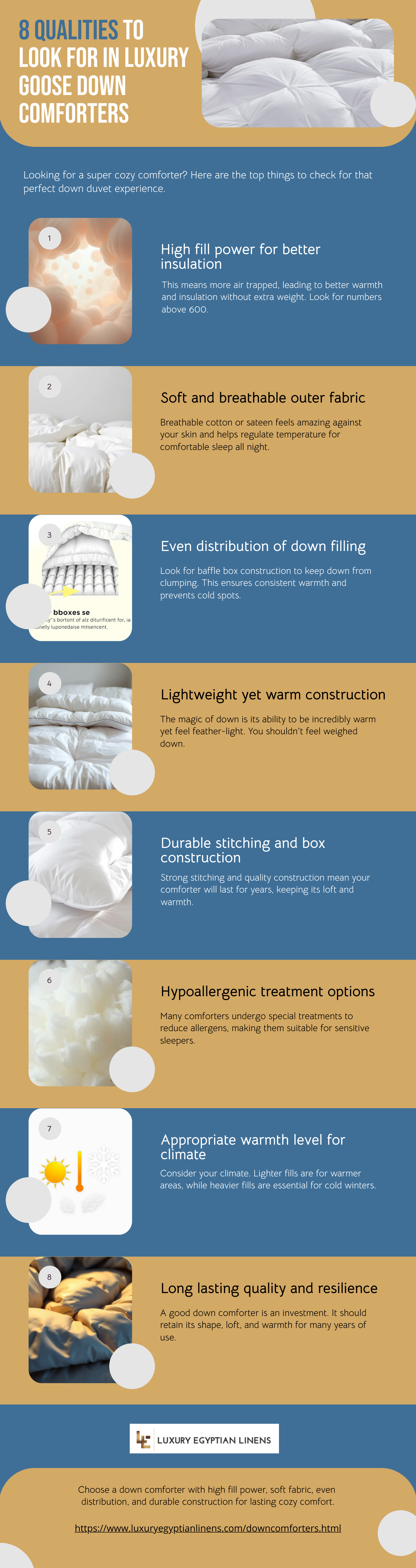 Luxury Goose Down Comforters