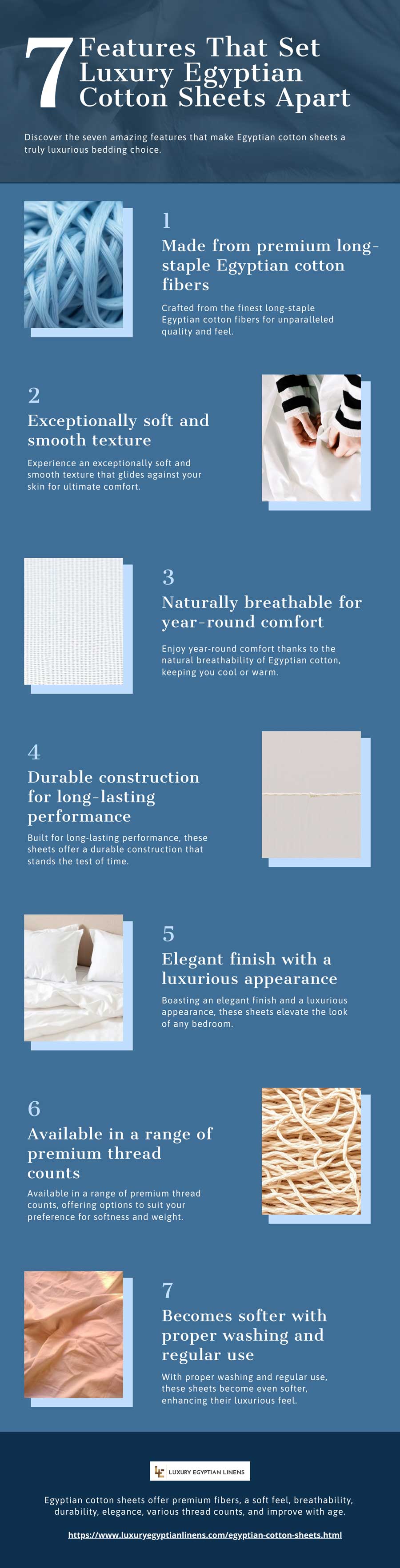  Luxury Egyptian Cotton Sheets